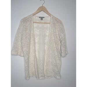 Forever 21 Lace open Cardigan Sz S